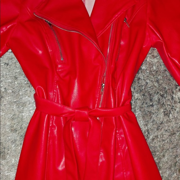 Red Motorcycle Dress - Picture 3 of 3